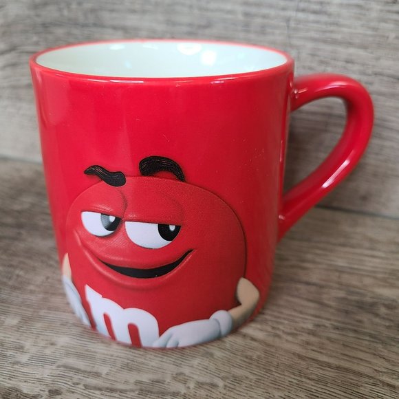 2022 Red M&M Sarcasm Is My Love Language Novilty Coffee Tea Mug - Picture 1 of 6